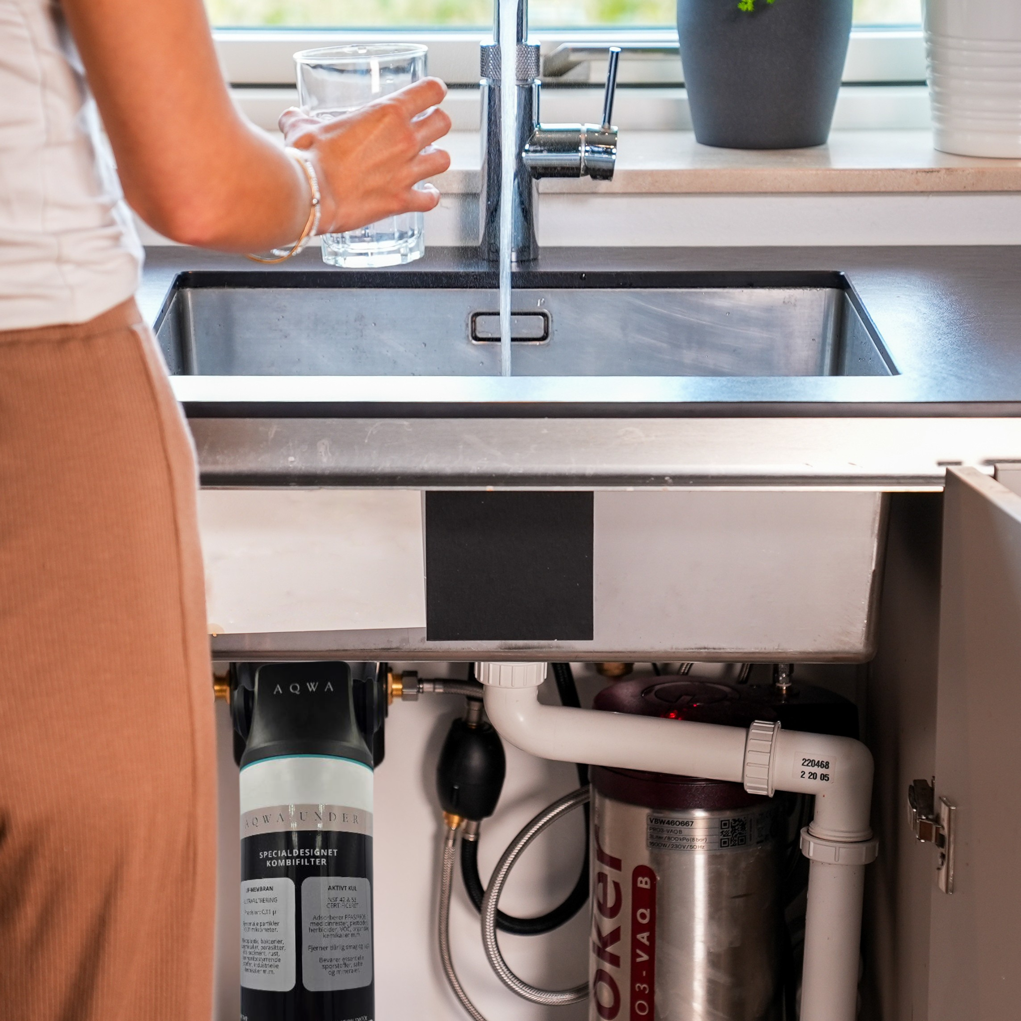 AQWA Ultra Wasserfilter – Unter der Spüle